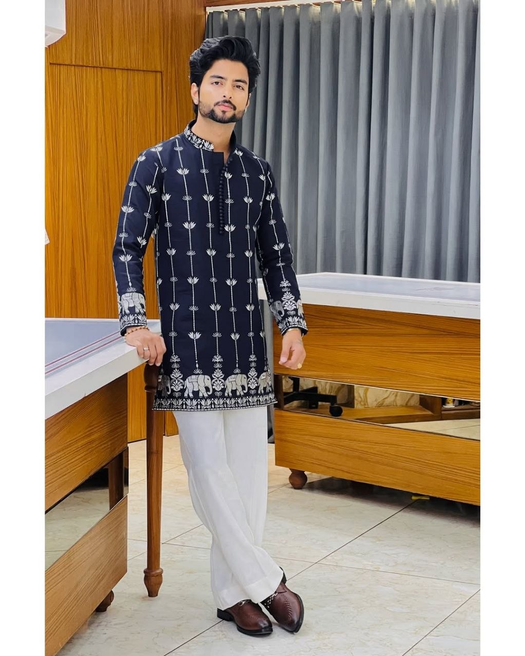 Neelgaj Heritage Designer Kurta