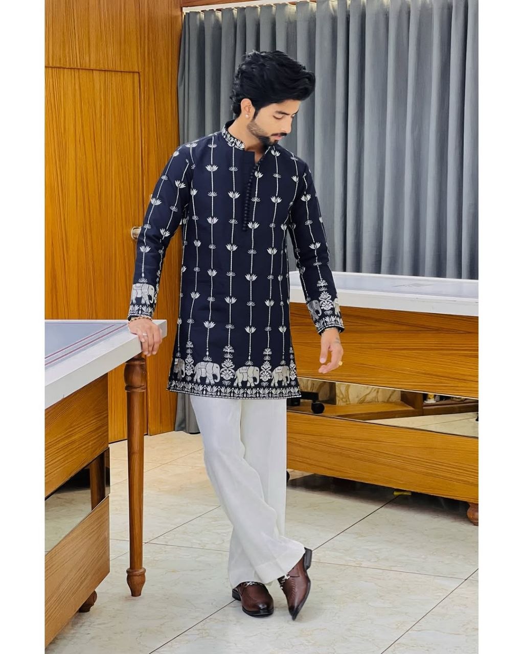 Neelgaj Heritage Designer Kurta