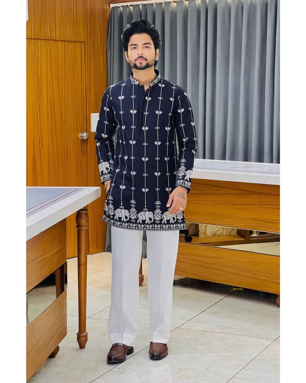 Neelgaj Heritage Designer Kurta