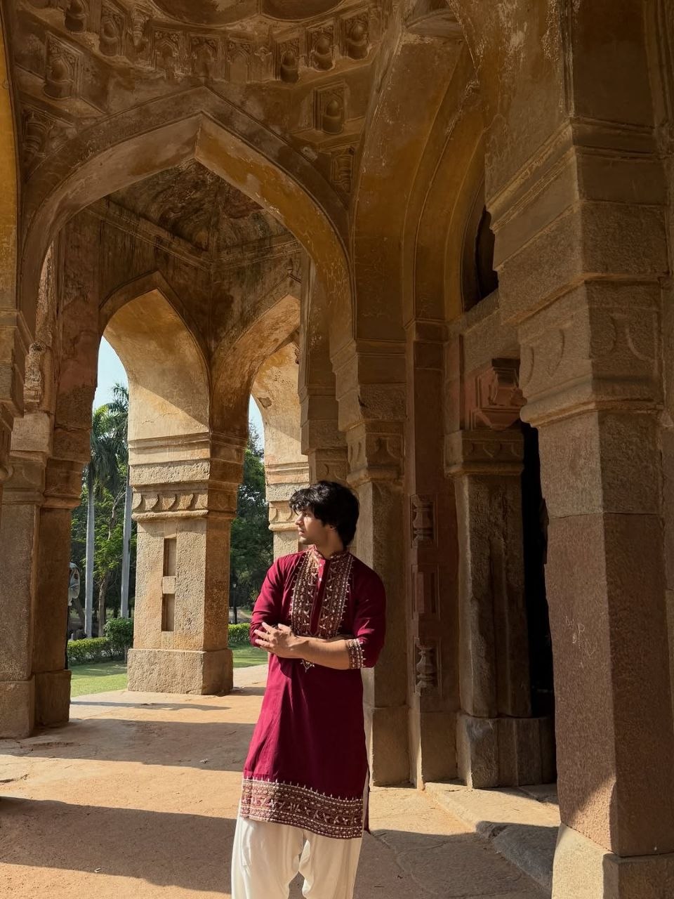 Aaina-Rang Mirror Work Designer Kurta