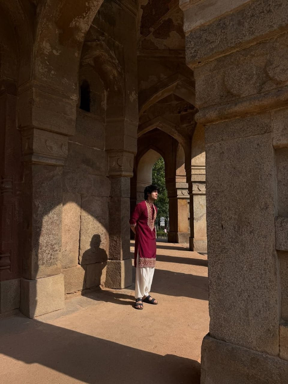 Aaina-Rang Mirror Work Designer Kurta