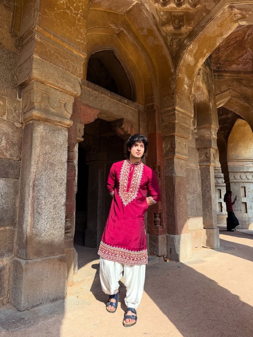 Aaina-Rang Mirror Work Designer Kurta